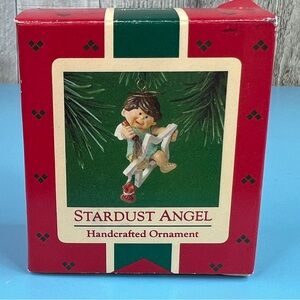 Hallmark Keepsake Ornament Stardust Angel Handcrafted Ornament 1985